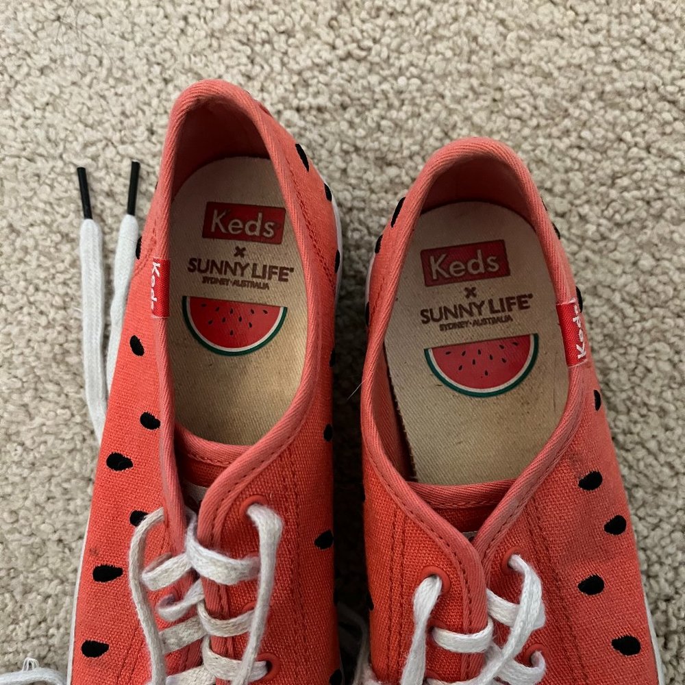 Keds + SunnyLife *Watermelon* Kickstart Sneaker | Gently Used | 6.5 | EUC - Picture 11 of 16